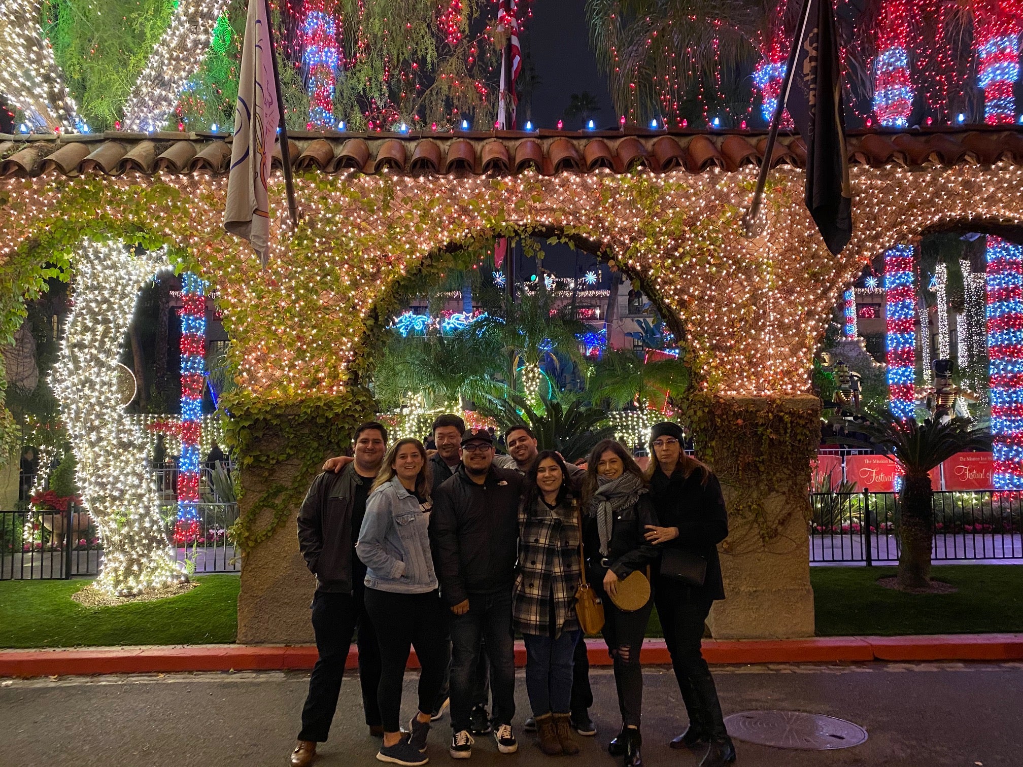 MPP students at Mission Inn Festival of Lights