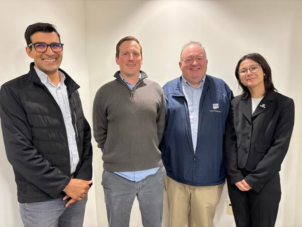 Group photo with Andrew Ayres