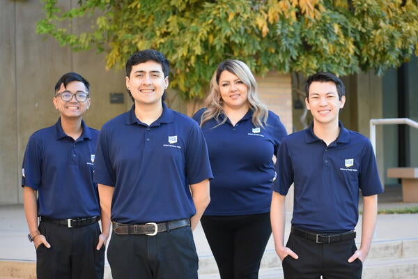 SPP Advising Team: Sean Nguyen, Anthony Roman, Deisy Vaca, and Gavin Cho