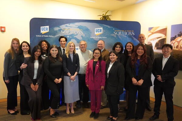 Group Photo for Randall Lewis Policy Fellows Concluding Event
