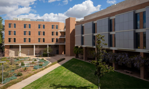 An outside shot of the INTS building at UCR